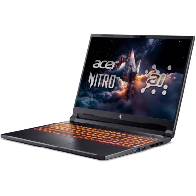 Ноутбук Acer Nitro V 16 ANV16-61 16" WUXGA IPS, AMD R5-340, 16GB, F512GB, NVD4050-6, Lin, чорний (NH.QULEU.004) Ноутбук Acer Nitro V 16 ANV16-61 16" WUXGA IPS, AMD R5-340, 16GB, F512GB, NVD4050-6, Lin, чорний (NH.QULEU.004)