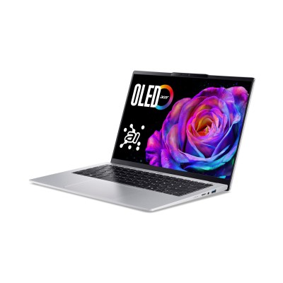 Ноутбук Acer Swift Go 14 SFG14-74 14" WUXGA OLED, Intel U7-255H, 16GB, F1TB, UMA, Win11, сріблястий (NX.JCWEU.005)