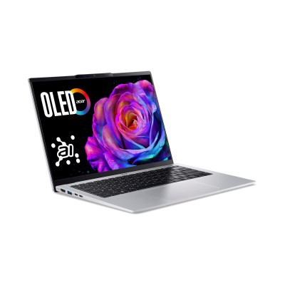 Ноутбук Acer Swift Go 14 SFG14-74 14" WUXGA OLED, Intel U7-255H, 16GB, F1TB, UMA, Win11, сріблястий (NX.JCWEU.005)