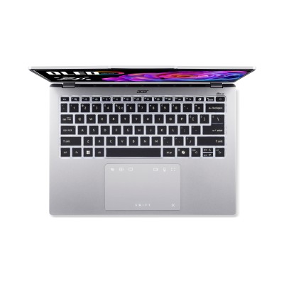 Ноутбук Acer Swift Go 14 SFG14-74 14" WUXGA OLED, Intel U7-255H, 16GB, F1TB, UMA, Win11, сріблястий (NX.JCWEU.005)