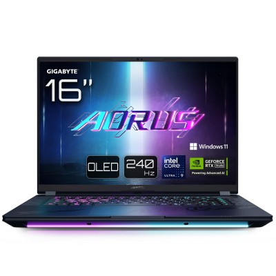 Ноутбук AORUS MASTER 16 16.0 QHD OLED 240Hz, INTEL ARL HX Ultra9, 32GB, F2TB, NVD5080-16, W11, чорний (AORUS_16_BYHC5UAE65S) Ноутбук AORUS MASTER 16 16.0 QHD OLED 240Hz, INTEL ARL HX Ultra9, 32GB, F2TB, NVD5080-16, W11, чорний (AORUS_16_BYHC5UAE65S)
