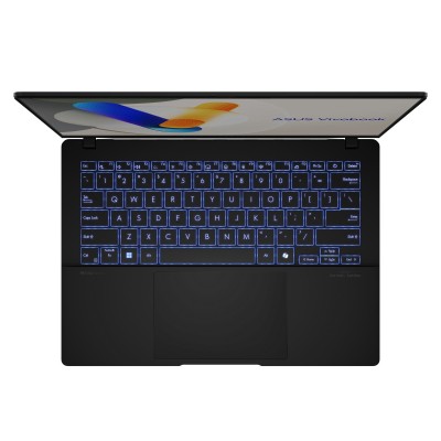 Ноутбук ASUS Vivobook S 14 S5406SA-QD100 14" WUXGA OLED, Intel Ultra 7 256V, 16GB, F1TB, UMA, NoOS, Чорний Ноутбук ASUS Vivobook S 14 S5406SA-QD100 14" WUXGA OLED, Intel Ultra 7 256V, 16GB, F1TB, UMA, NoOS, Чорний