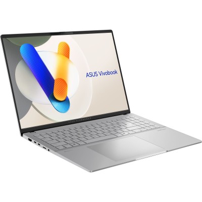 Ноутбук ASUS Vivobook S 16 M5606KA-RI010 16" 3K OLED, AMD AI 7 350, 16GB, F1TB, UMA, NoOS, Сріблястий Ноутбук ASUS Vivobook S 16 M5606KA-RI010 16" 3K OLED, AMD AI 7 350, 16GB, F1TB, UMA, NoOS, Сріблястий