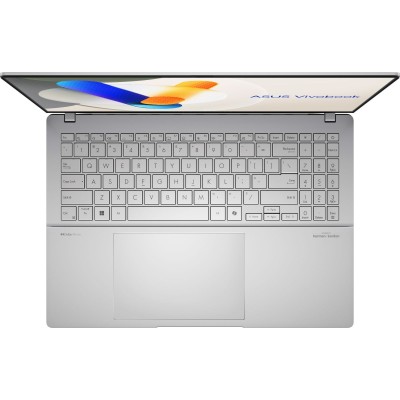 Ноутбук ASUS Vivobook S 16 M5606KA-RI010 16" 3K OLED, AMD AI 7 350, 16GB, F1TB, UMA, NoOS, Сріблястий Ноутбук ASUS Vivobook S 16 M5606KA-RI010 16" 3K OLED, AMD AI 7 350, 16GB, F1TB, UMA, NoOS, Сріблястий