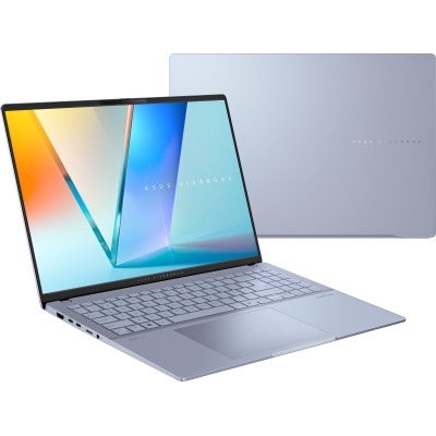 Ноутбук ASUS Vivobook S 16 S5606CA-RI142W 16" 3K OLED, Intel Ultra 7 255H, 32GB, F1TB, UMA, Win11, Блакитний Ноутбук ASUS Vivobook S 16 S5606CA-RI142W 16" 3K OLED, Intel Ultra 7 255H, 32GB, F1TB, UMA, Win11, Блакитний