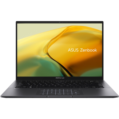Ноутбук ASUS Zenbook 14 UM3402YA-KP752 14" WQXGA IPS, AMD R5-7430U, 16GB, F512GB, UMA, NoOS, Чорний