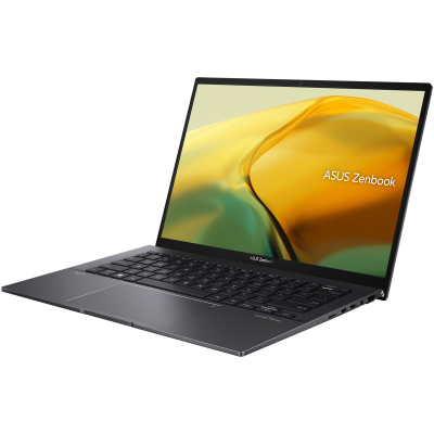 Ноутбук ASUS Zenbook 14 UM3402YA-KP752 14" WQXGA IPS, AMD R5-7430U, 16GB, F512GB, UMA, NoOS, Чорний