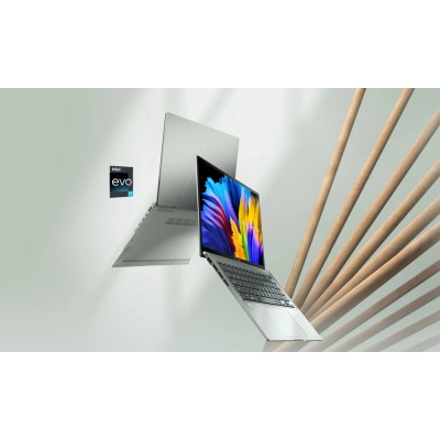 Ноутбук ASUS Zenbook 14 UX3402VA-KP783 14" WQXGA IPS, Intel i7-13700H, 16GB, F512GB, UMA, NoOS, Сріблястий