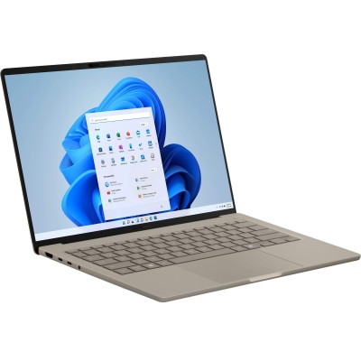 Ноутбук ASUS Zenbook A14 UX3407QA-QD202W 14" WUXGA OLED, Snapdragon X X1 26 100, 16GB, F512GB, UMA, Win11, Бежевий