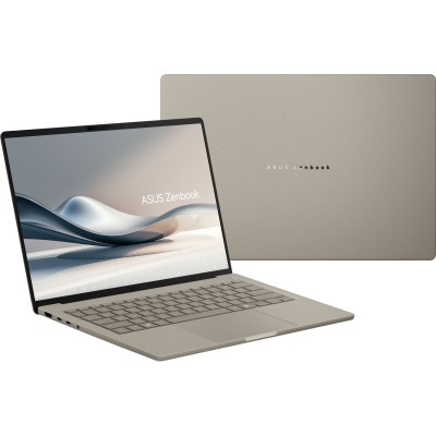 Ноутбук ASUS Zenbook A14 UX3407QA-QD202W 14" WUXGA OLED, Snapdragon X X1 26 100, 16GB, F512GB, UMA, Win11, Бежевий