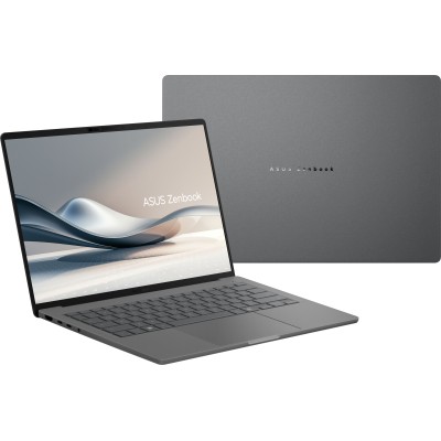 Ноутбук ASUS Zenbook A14 UX3407QA-QD306W 14" WUXGA OLED, Snapdragon X X1 26 100, 32GB, F1TB, UMA, Win11, Сірий