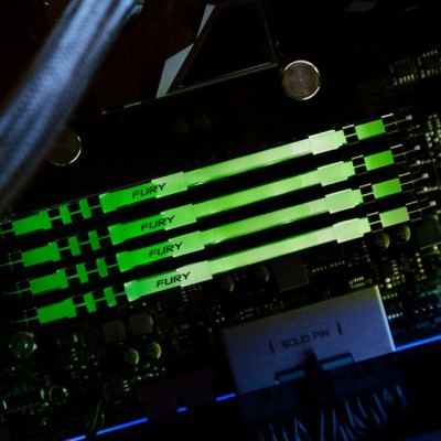 Пам'ять ПК Kingston DDR4 16GB 3200 FURY Beast RGB (KF432C16BB12A/16)