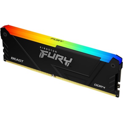 Пам'ять ПК Kingston DDR4 16GB 3600 FURY Beast RGB (KF436C18BB2A/16)