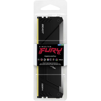 Пам'ять ПК Kingston DDR4 16GB 3600 FURY Beast RGB (KF436C18BB2A/16)