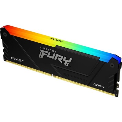 Пам'ять ПК Kingston DDR4 16GB KIT (8GBx2) 3200 FURY Beast RGB (KF432C16BB2AK2/16)