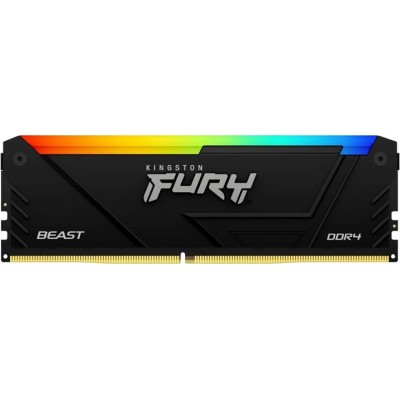 Пам'ять ПК Kingston DDR4 16GB KIT (8GBx2) 3200 FURY Beast RGB (KF432C16BB2AK2/16)