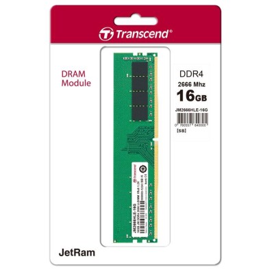 Пам'ять ПК Transcend DDR4 16GB 2666 (JM2666HLE-16G)