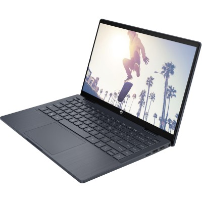 Ноутбук HP Pavilion x360 14-ek2001ua 14" FHD IPS Touch, Intel 7-150U, 16GB, F1024GB, UMA, DOS, синій