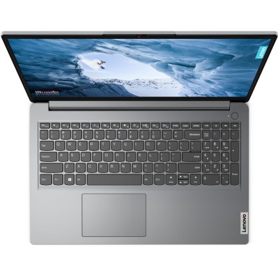 Ноутбук Lenovo IdeaPad 1-15IAU7 15.6" FHD IPS AG, Intel i5-1235U, 16GB, F512GB, UMA, DOS, сірий Ноутбук Lenovo IdeaPad 1-15IAU7 15.6" FHD IPS AG, Intel i5-1235U, 16GB, F512GB, UMA, DOS, сірий