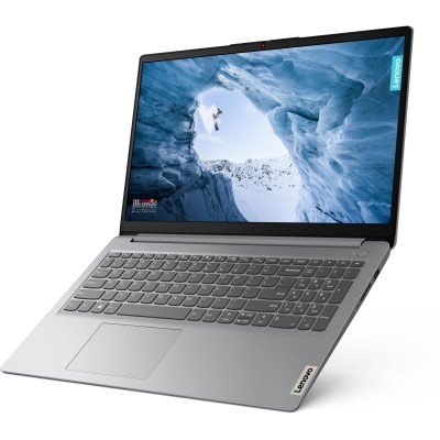 Ноутбук Lenovo IdeaPad 1-15IAU7 15.6" FHD IPS AG, Intel i5-1235U, 16GB, F512GB, UMA, DOS, сірий Ноутбук Lenovo IdeaPad 1-15IAU7 15.6" FHD IPS AG, Intel i5-1235U, 16GB, F512GB, UMA, DOS, сірий