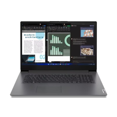 Ноутбук Lenovo V17-G4 17.3" FHD IPS AG, Intel i3-1315U, 8GB, F256GB, UMA, Win11P, сірий (83A2001XRA) Ноутбук Lenovo V17-G4 17.3" FHD IPS AG, Intel i3-1315U, 8GB, F256GB, UMA, Win11P, сірий (83A2001XRA)