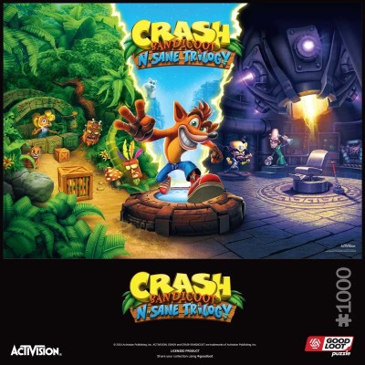 Пазл GoodLoot Crash Bandicoot N Sane Trilogy 1000 ел. Пазл GoodLoot Crash Bandicoot N Sane Trilogy 1000 ел.