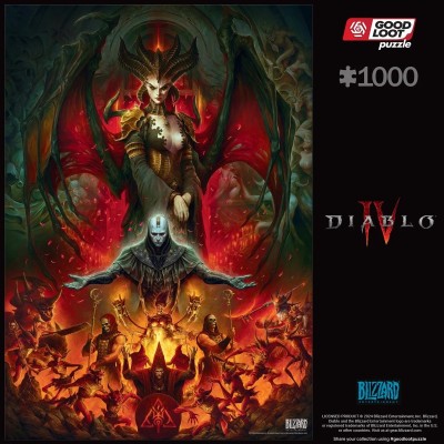 Пазл GoodLoot Diablo IV Lilith Composition 1000 ел. Пазл GoodLoot Diablo IV Lilith Composition 1000 ел.