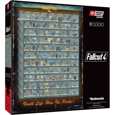 Пазл GoodLoot Fallout 4 Perk Poster Puzzles 1000 ел.