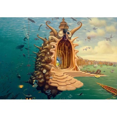 Пазл GoodLoot Imagination: Jacek Yerka Harbor 1000 ел.