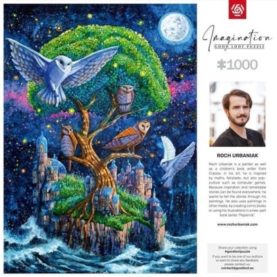 Пазл GoodLoot Imagination: Roch Urbaniak Owl Island 1000 ел. Пазл GoodLoot Imagination: Roch Urbaniak Owl Island 1000 ел.