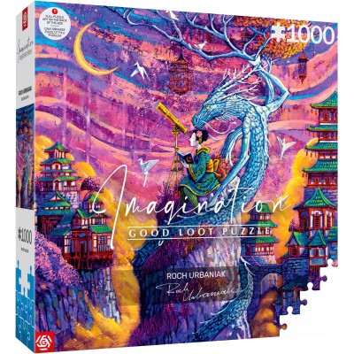 Пазл GoodLoot Imagination: Roch Urbaniak Sakura & Ryu 1000 ел.