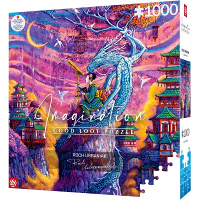Пазл GoodLoot Imagination: Roch Urbaniak Sakura & Ryu 1000 ел.