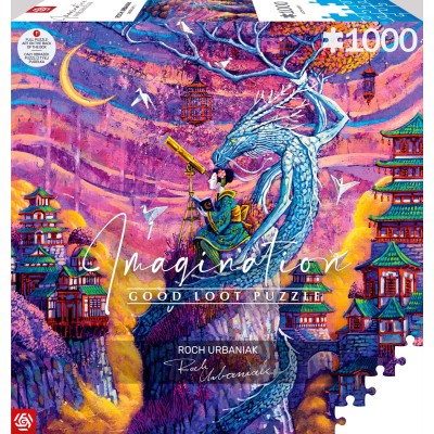Пазл GoodLoot Imagination: Roch Urbaniak Sakura & Ryu 1000 ел.
