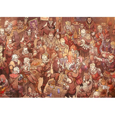 Пазл GoodLoot The Witcher: Birthday 1000 ел. Пазл GoodLoot The Witcher: Birthday 1000 ел.