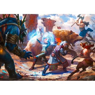 Пазл GoodLoot The Witcher: Geralt & Triss in Battle 1000 ел. Пазл GoodLoot The Witcher: Geralt & Triss in Battle 1000 ел.