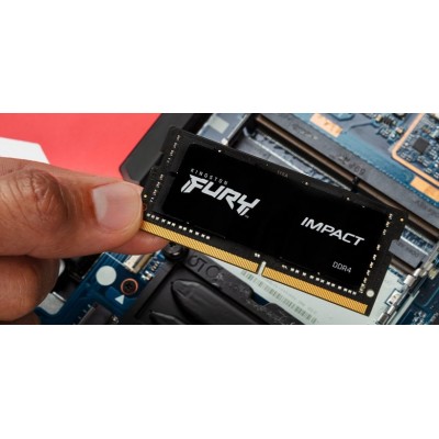 Пам'ять ноутбука Kingston DDR4 16GB 3200 FURY Impact (KF432S20IB/16)