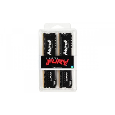 Пам'ять ПК Kingston DDR4 32GB KIT (16GBx2) 3600 FURY Beast (KF436C18BBK2/32) Пам'ять ПК Kingston DDR4 32GB KIT (16GBx2) 3600 FURY Beast (KF436C18BBK2/32)