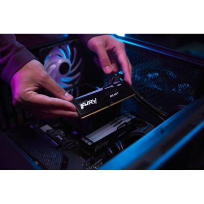Пам'ять ПК Kingston DDR5 16GB 5600 FURY Beast RGB (KF556C40BBA-16) Пам'ять ПК Kingston DDR5 16GB 5600 FURY Beast RGB (KF556C40BBA-16)
