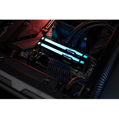 Пам'ять ПК Kingston DDR5 16GB 5600 FURY Beast RGB (KF556C40BBA-16) Пам'ять ПК Kingston DDR5 16GB 5600 FURY Beast RGB (KF556C40BBA-16)