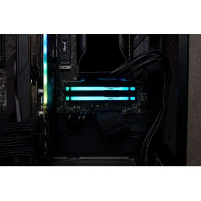 Пам'ять ПК Kingston DDR5 16GB 5600 FURY Beast RGB (KF556C40BBA-16) Пам'ять ПК Kingston DDR5 16GB 5600 FURY Beast RGB (KF556C40BBA-16)