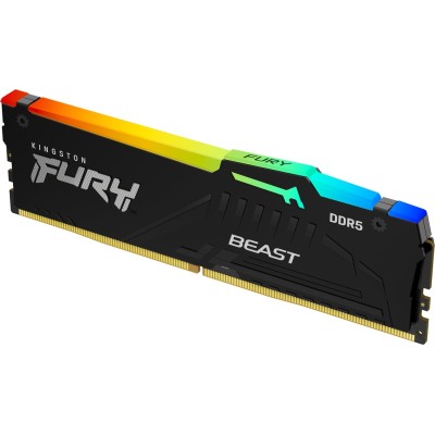 Пам'ять ПК Kingston DDR5 16GB 5600 FURY Beast RGB (KF556C40BBA-16) Пам'ять ПК Kingston DDR5 16GB 5600 FURY Beast RGB (KF556C40BBA-16)