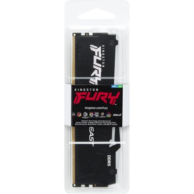 Пам'ять ПК Kingston DDR5 16GB 6000 FURY Beast RGB XMP (KF560C30BBA-16)
