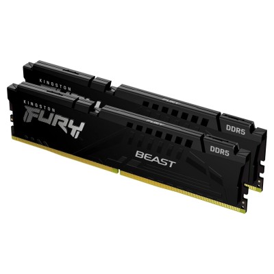 Пам'ять ПК Kingston DDR5 64GB KIT (32GBx2) 6000 FURY Beast EXPO (KF560C30BBEK2-64) Пам'ять ПК Kingston DDR5 64GB KIT (32GBx2) 6000 FURY Beast EXPO (KF560C30BBEK2-64)