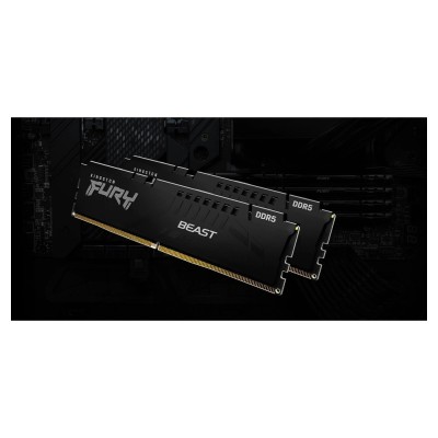 Пам'ять ПК Kingston DDR5 64GB KIT (32GBx2) 6000 FURY Beast EXPO (KF560C30BBEK2-64) Пам'ять ПК Kingston DDR5 64GB KIT (32GBx2) 6000 FURY Beast EXPO (KF560C30BBEK2-64)