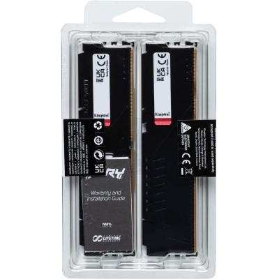 Пам'ять ПК Kingston DDR5 64GB KIT (32GBx2) 6000 FURY Beast EXPO (KF560C36BBEK2-64)