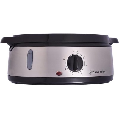 Пароварка Russell Hobbs Cook&Home 800Вт, чаша-3/3/3л, резервуар для води -1л, механічне керування, 3 яруси, метал/пластик, чорни Пароварка Russell Hobbs Cook&Home 800Вт, чаша-3/3/3л, резервуар для води -1л, механічне керування, 3 яруси, метал/пластик, чорни