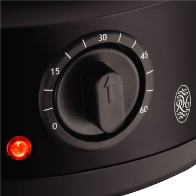 Пароварка Russell Hobbs Kitchen Collection 400Вт, чаша-2.3/3.3л, резервуар для води -0.5л, механічне керування, 3 яруси, пластик Пароварка Russell Hobbs Kitchen Collection 400Вт, чаша-2.3/3.3л, резервуар для води -0.5л, механічне керування, 3 яруси, пластик