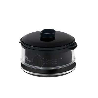 Пароварка Tefal Convenient, 900Вт, чаша-2.9/3.1л, резервуар для води -1.5л, механічне керув., пластик, чорний (VC140131) Пароварка Tefal Convenient, 900Вт, чаша-2.9/3.1л, резервуар для води -1.5л, механічне керув., пластик, чорний (VC140131)
