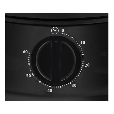 Пароварка Tefal Convenient, 900Вт, чаша-2.9/3.1л, резервуар для води -1.5л, механічне керув., пластик, чорний (VC140131) Пароварка Tefal Convenient, 900Вт, чаша-2.9/3.1л, резервуар для води -1.5л, механічне керув., пластик, чорний (VC140131)