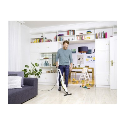 Пароочисник Karcher SC 3 Upright, 1900Вт, 1000мл, 3.5Бар, (парова швабра), білий (1.513-530.0) Пароочисник Karcher SC 3 Upright, 1900Вт, 1000мл, 3.5Бар, (парова швабра), білий (1.513-530.0)